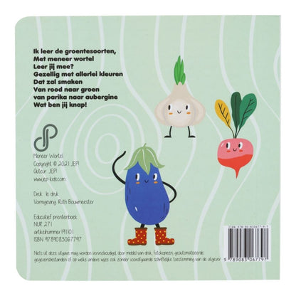JEP! Boek Leer Groentes met Meneer Wortel