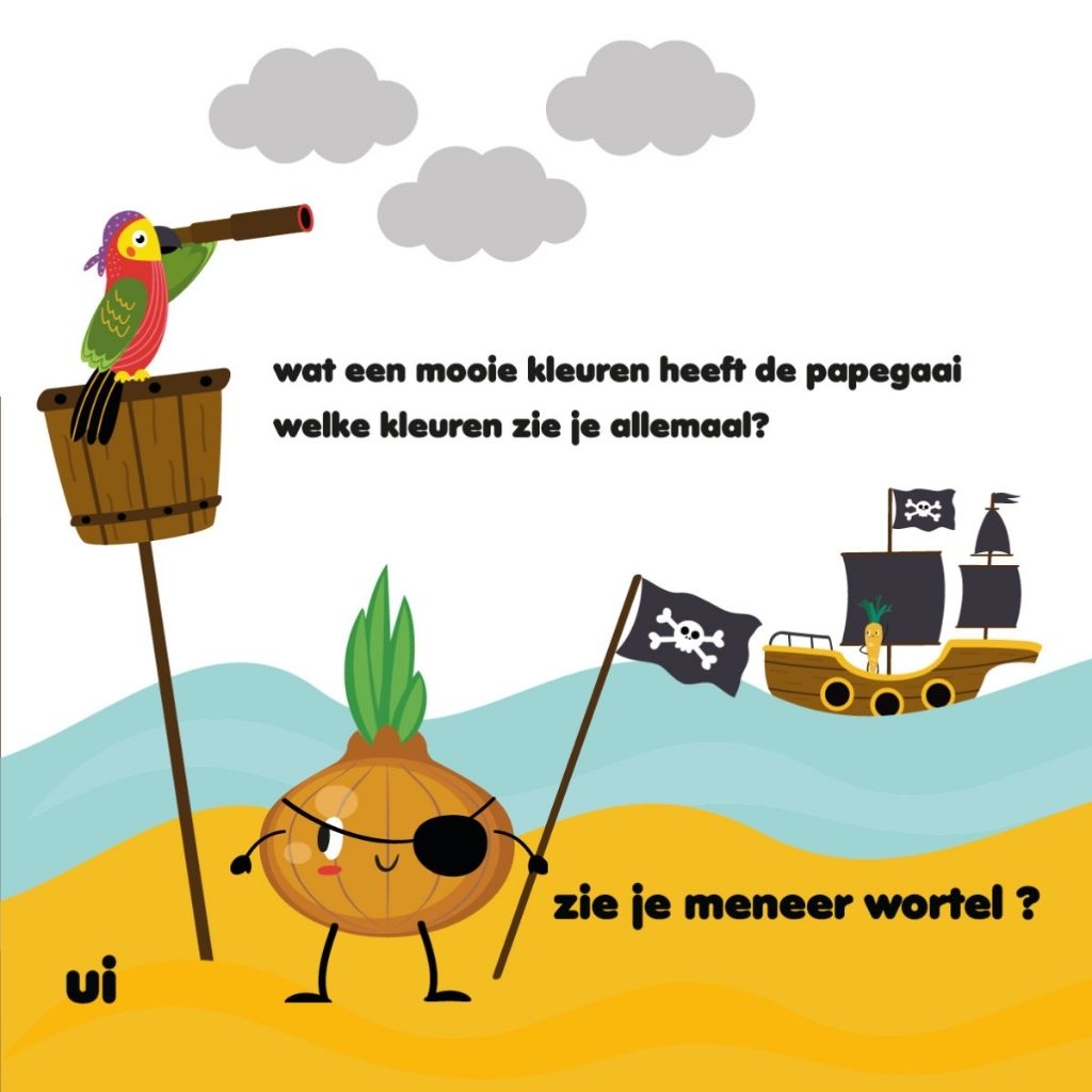 JEP! Boek Leer Groentes met Meneer Wortel