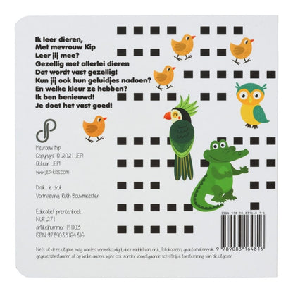 JEP! Livre Apprendre Les Animaux Avec Madame Poule
