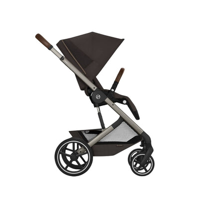Cybex Poussette Balios S Lux + Nacelle Pliable Chocolate Brown