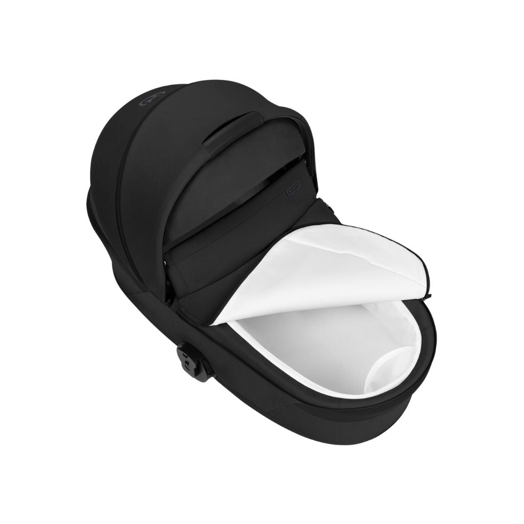 Cybex Kinderwagen Balios S Lux + Opvouwbare Draagmand Moon Black