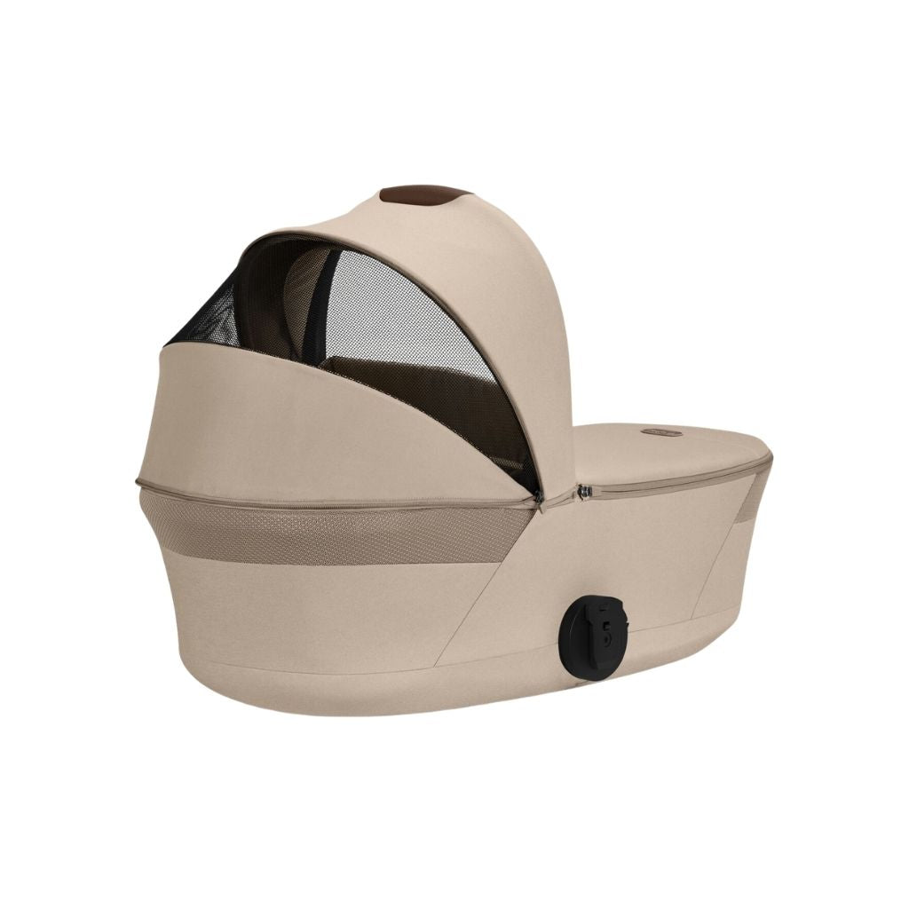 Cybex Kinderwagen Balios S Lux + Opvouwbare Draagmand Almond Beige