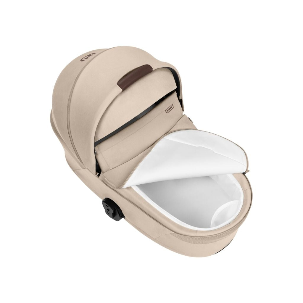 Cybex Kinderwagen Balios S Lux + Opvouwbare Draagmand Almond Beige