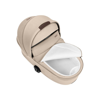 Cybex Kinderwagen Balios S Lux + Opvouwbare Draagmand Almond Beige