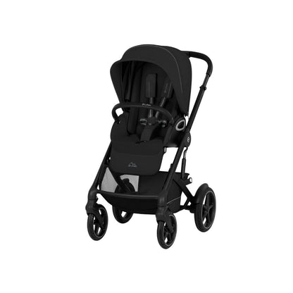 Cybex 2 en 1 Poussette Talos S Lux Moon Black + Nacelle Pliante Moon Black (Onderstel Black)