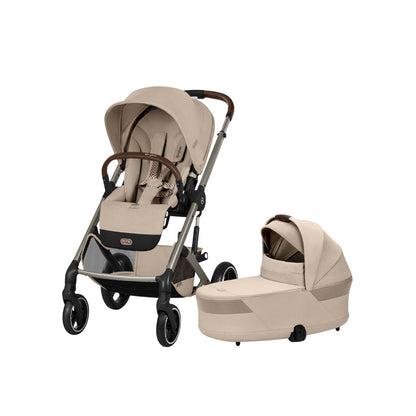 Cybex Poussette Balios S Lux + Nacelle Almond Beige