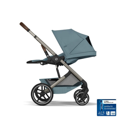 Cybex Poussette Balios S Lux + Nacelle Pliable Stormy Blue