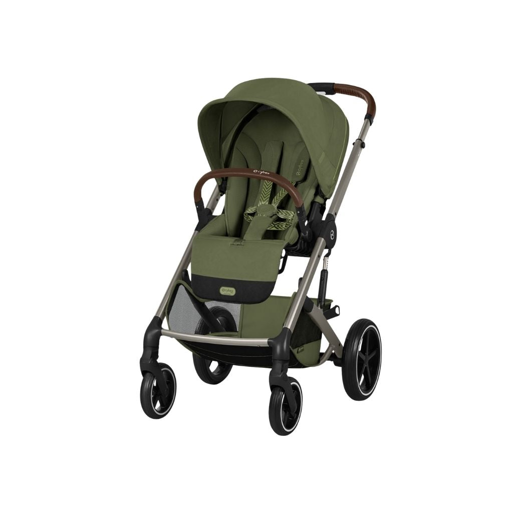 Cybex Poussette Balios S Lux + Nacelle Pliable Moss Green