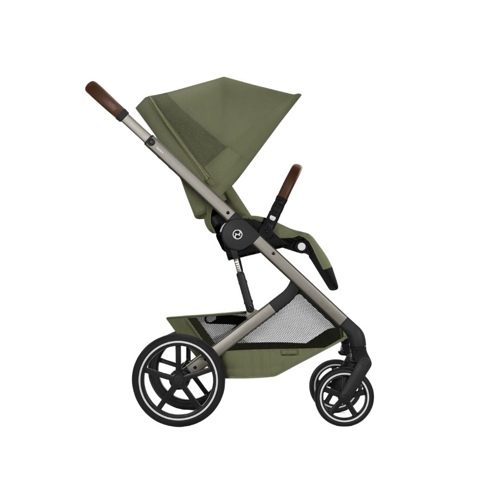 Cybex Poussette Balios S Lux + Nacelle Pliable Moss Green