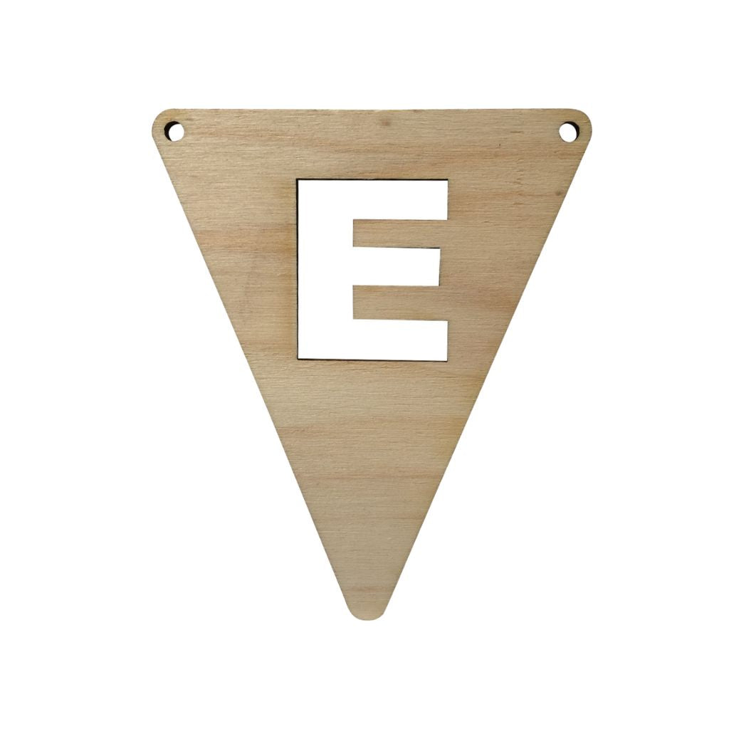 JEP! Lettervlagje E Wood