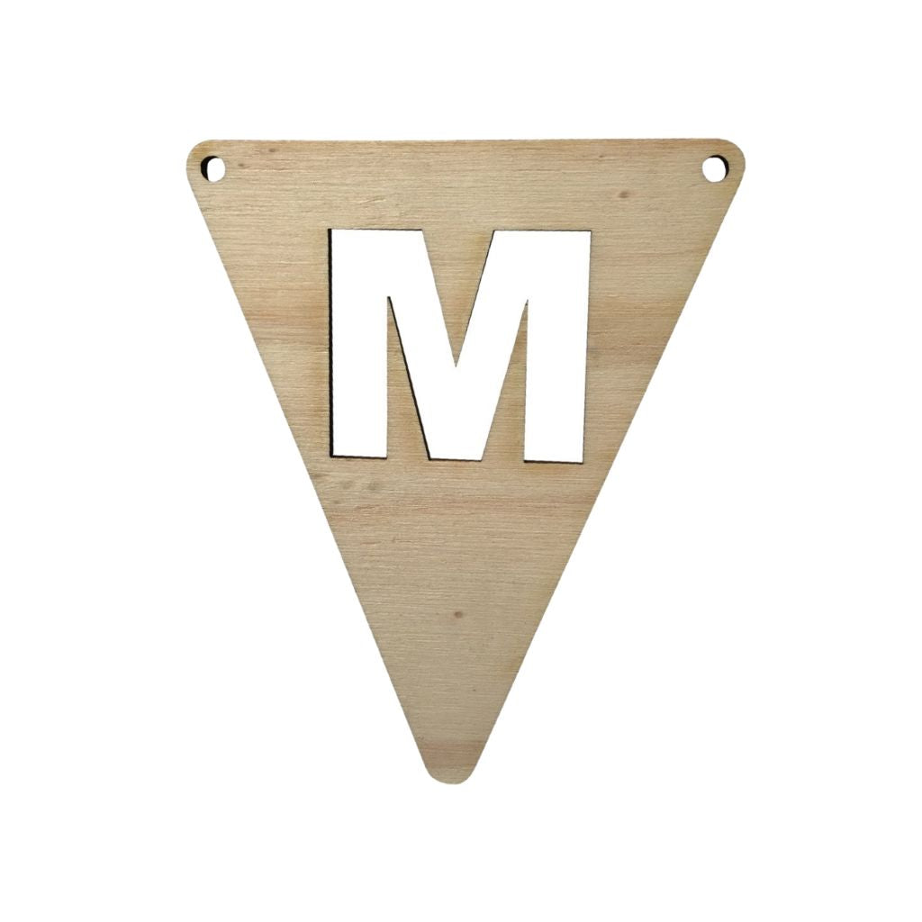 JEP! Lettervlagje M Wood
