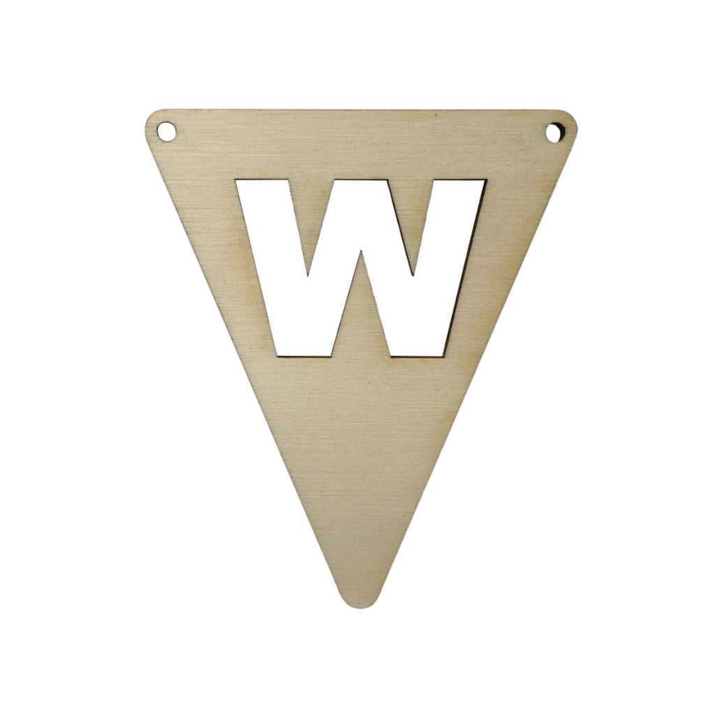 JEP! Lettervlagje W Wood