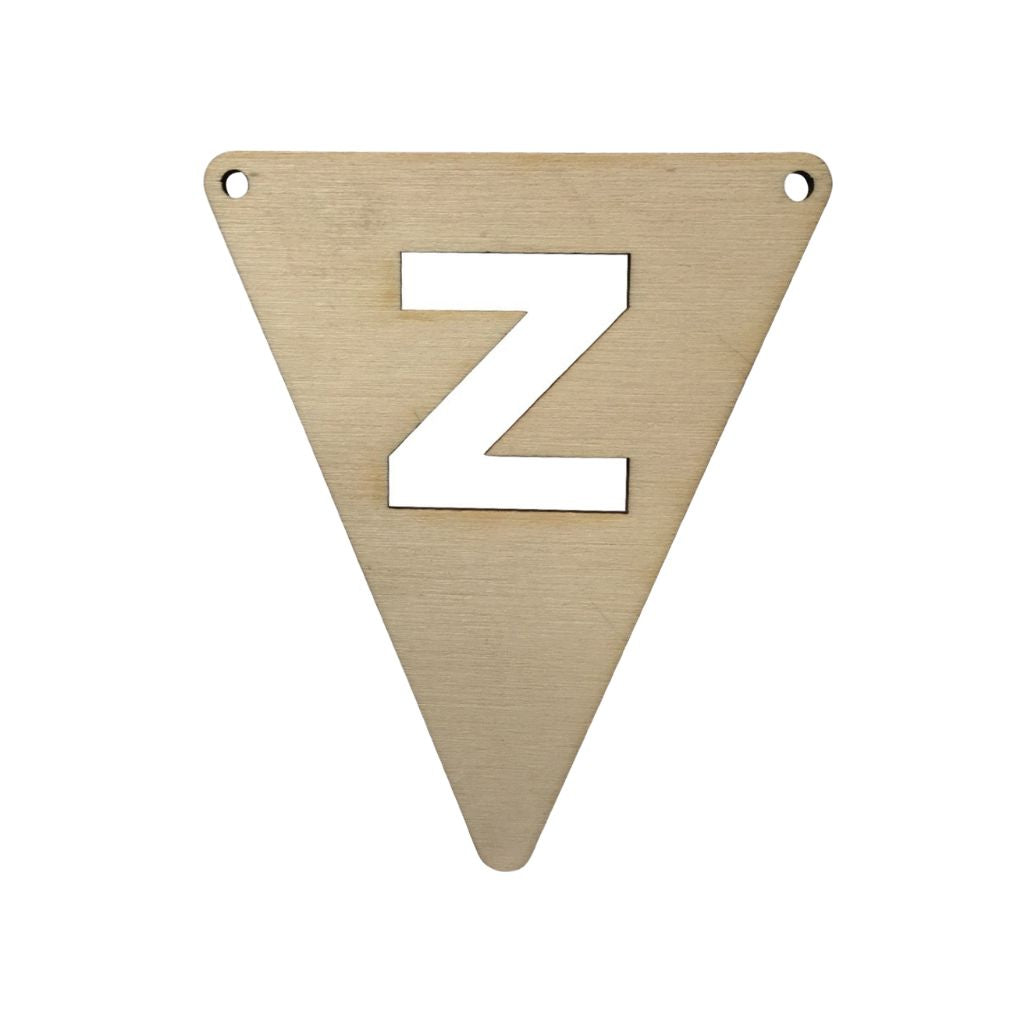 JEP! Petit Drapeau En Forme De Lettre Z Wood 
