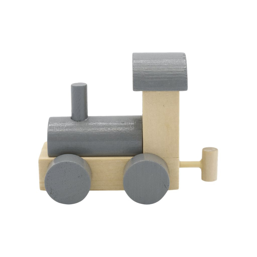 JEP!  Locomotive à Roues Grises Wood 