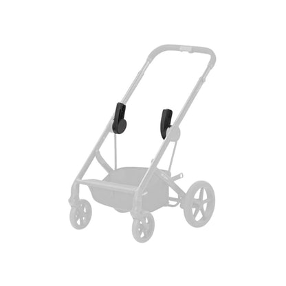 Cybex 3-in-1 Kinderwagen Balios S Lux Moon Black + Draagmand Moon Black + Draagbare Autostoel Groep 0+ Cloud G3 Black