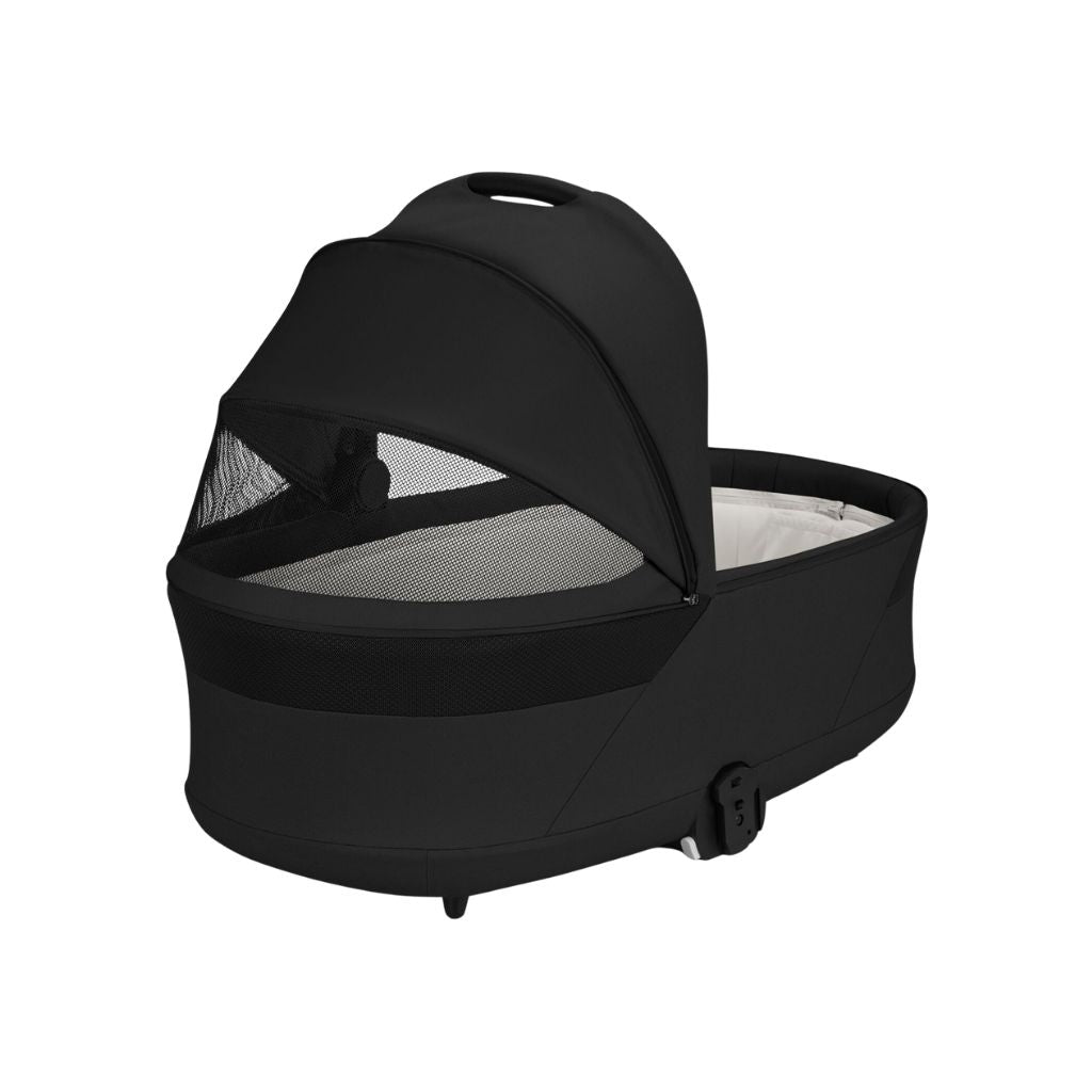 Cybex 3-in-1 Kinderwagen Balios S Lux Moon Black + Draagmand Moon Black + Draagbare Autostoel Groep 0+ Cloud G3 Black