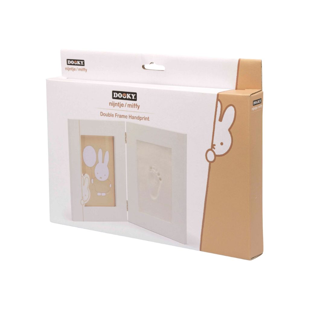 Dooky Handafdruk Nijntje Double Frame Small White