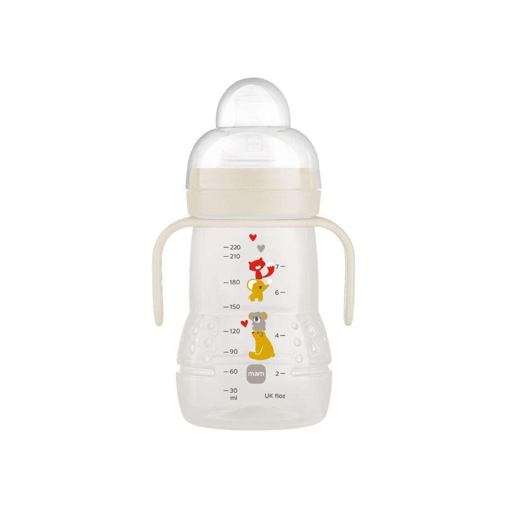 MAM Gobelet d'apprentissage Trainer+ Beige 220 ml 