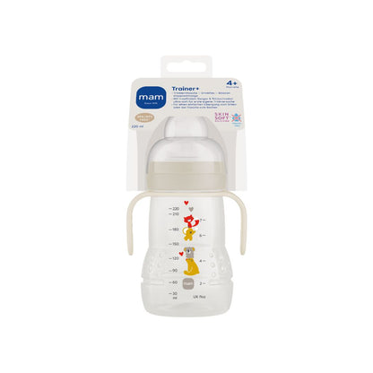 MAM Gobelet d'apprentissage Trainer+ Beige 220 ml 