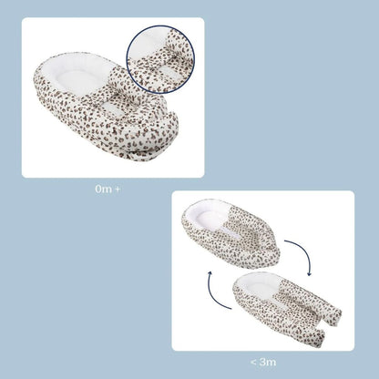 Doomoo Babynestje Cocoon Leopard Cream