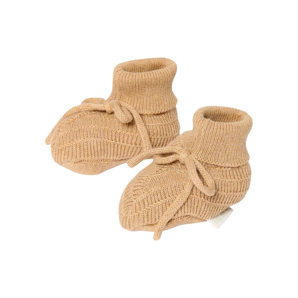 Little Dutch Chaussons Tricoté Safari Friends Soft Tan Unisexe 0-3 M 