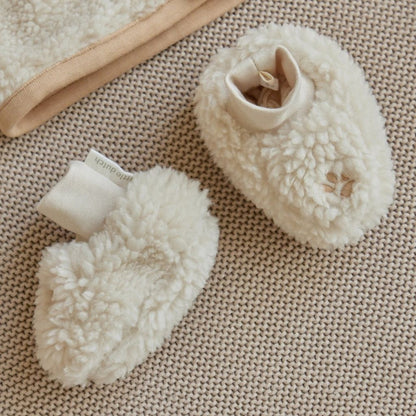 Little Dutch Chaussons Teddy Safari Friends Sand Unisexe 0-3 M