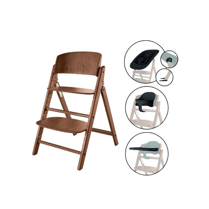 Cybex Chaise Haute Click & Fold 4-en-1 All Natural Dark