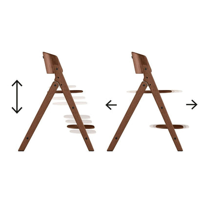 Cybex Chaise Haute Click & Fold 4-en-1 All Natural Dark