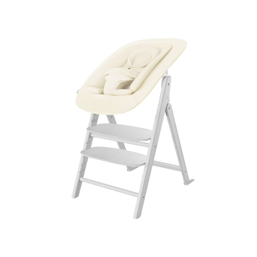 Cybex Chaise Haute Click & Fold 4-en-1 All White