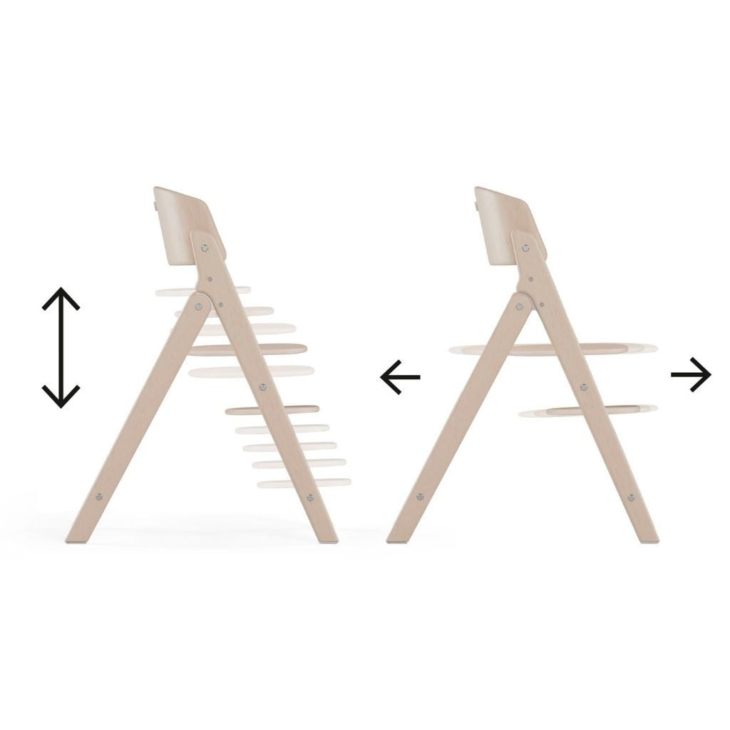 Cybex Chaise Haute Click & Fold 4-en-1 All Natural Light 