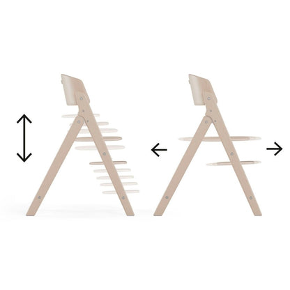 Cybex Chaise Haute Click & Fold 4-en-1 All Natural Light 