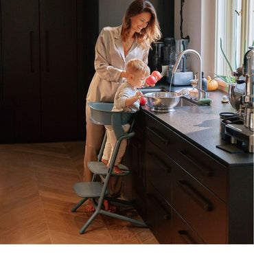 Cybex Tour d'apprentissage Pour Chaise Haute Lemo Stone Blue