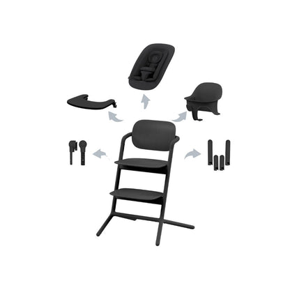 Cybex Chaise Haute 4-in-1 Stunning Black 