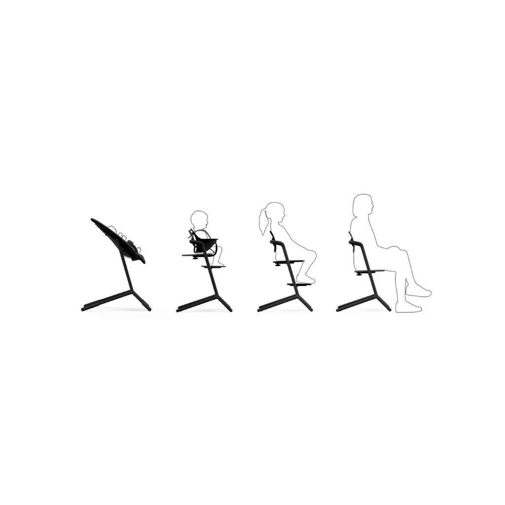 Cybex Chaise Haute 4-in-1 Stunning Black 