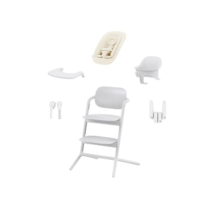 Cybex Eetstoel Lemo 4-in-1 All White