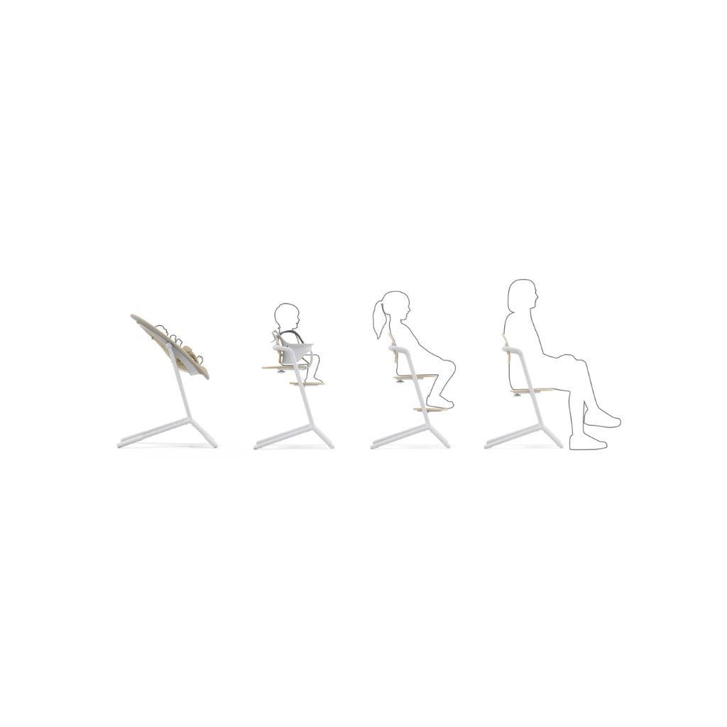 Cybex Eetstoel Lemo 2 Sand White