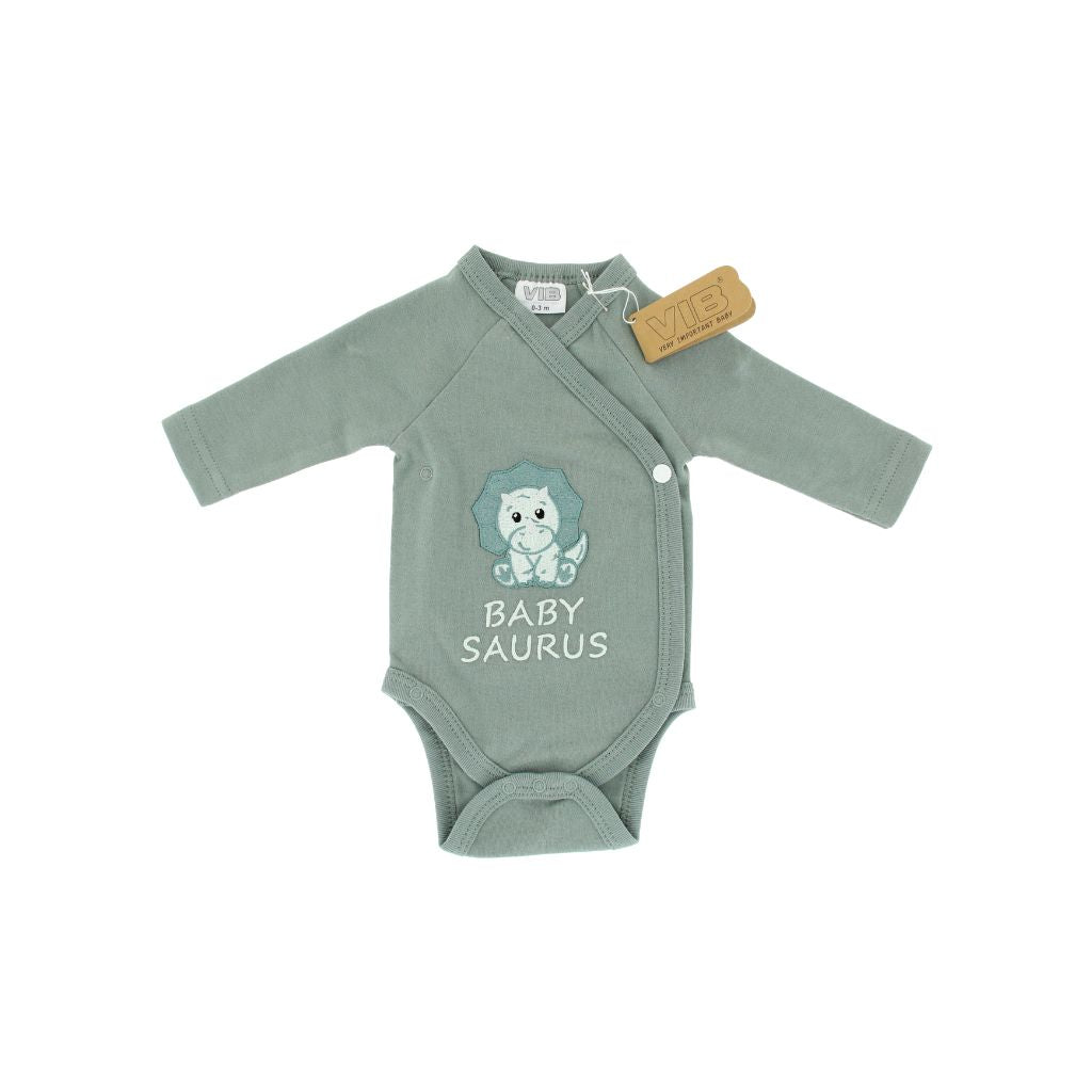 VIB Body "Dino Baby Saurus" Forrest Green Unisexe 0-3 m 
