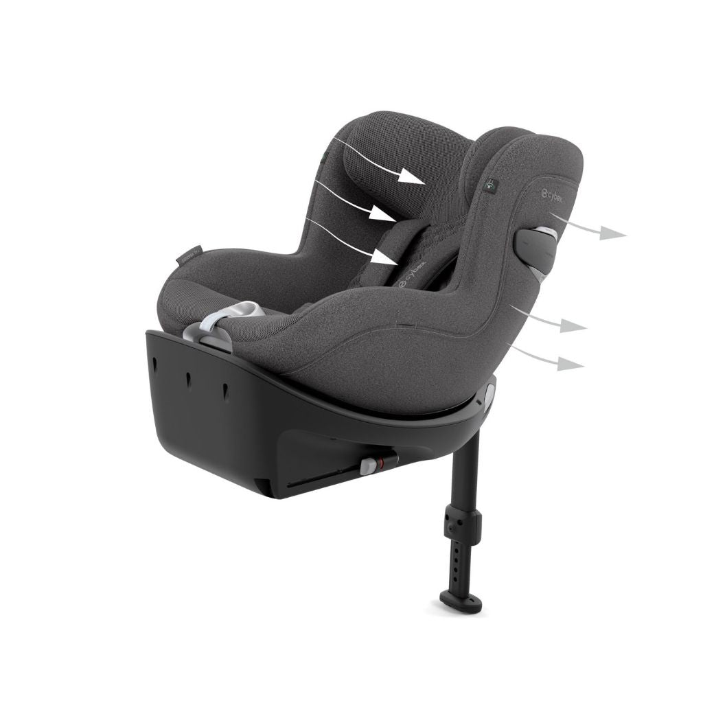Cybex Siège Auto Sirona Ti I-Size Plus Groupe 0+/1 Mirage Grey