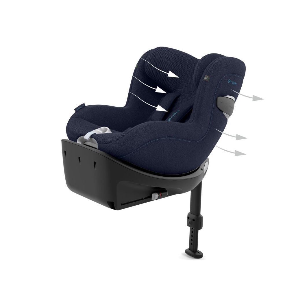 Cybex Siège Auto Sirona Ti I-Size Plus Groupe 0+/1 Nautical Blue
