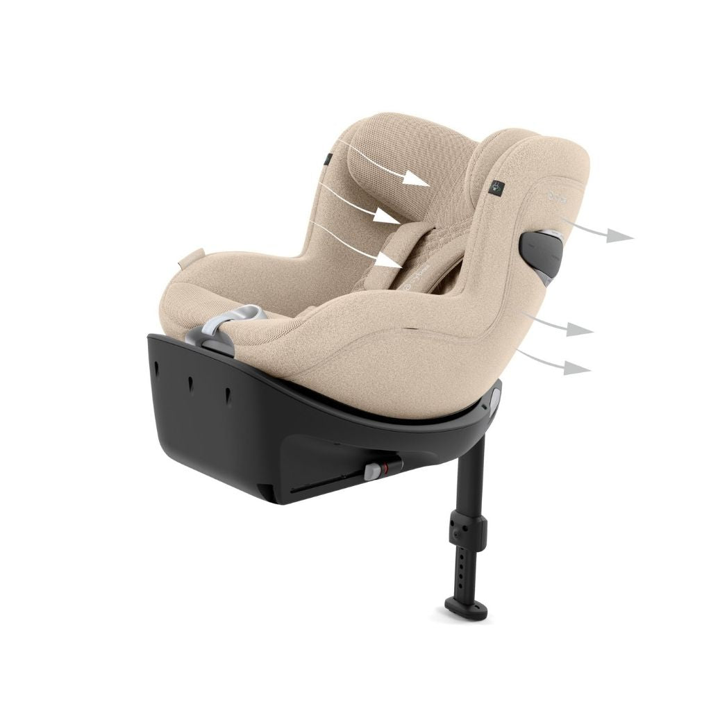 Cybex Autostoel Sirona Ti I-Size Plus Groep 0+/ 1 Cozy Beige