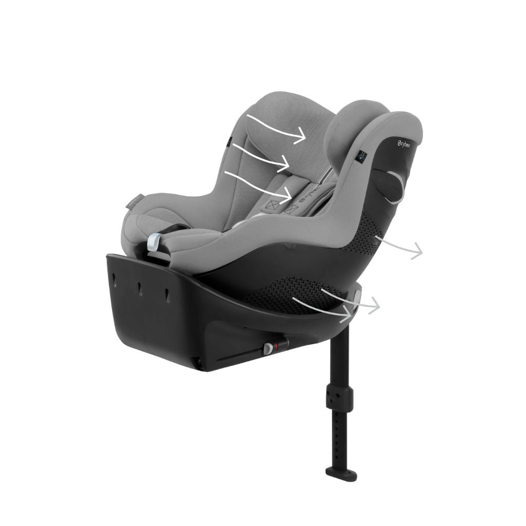 Cybex Autostoel Sirona Gi i-Size Plus Groep 0+/1 Stone Grey