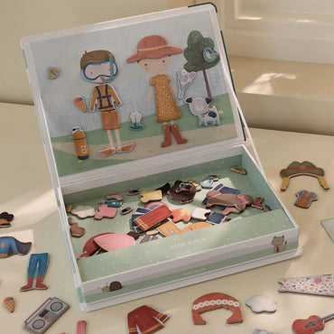Little Dutch Tableau De Jeu Magnétique  Dress-Up Jim & Rosa Multi