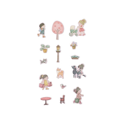 Little Dutch Tableau De Jeu Magnétique Rosa's Rue Commerçante Rose 