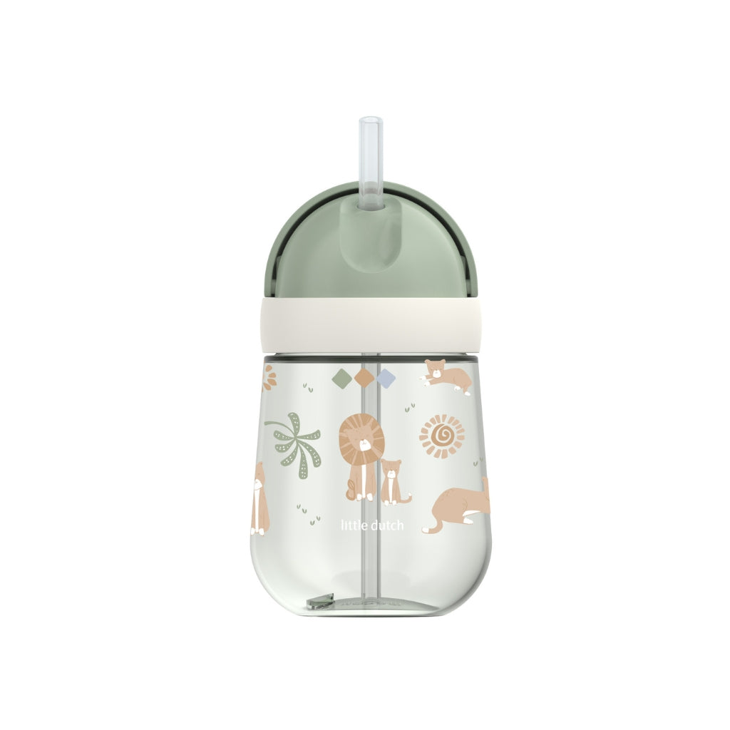 Mepal Gobelet Avec Paille Mio Safari Friends Vert 300 ml  