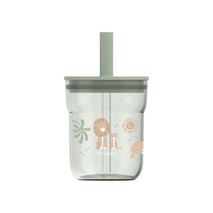 Mepal kinderglas mio 250 ml met rietje - safari fiends