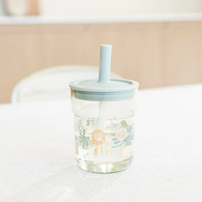 Mepal kinderglas mio 250 ml met rietje - safari fiends