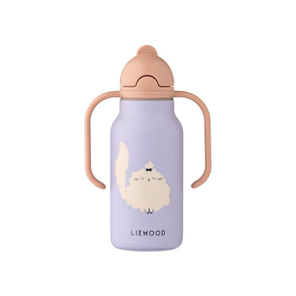 Liewood Gourde Kimmie Cat Warm Lilac 250 ml 
