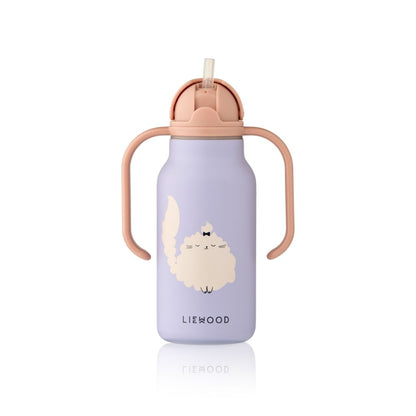Liewood Gourde Kimmie Cat Warm Lilac 250 ml 