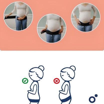 Doomoo Ceinture De Maintien Mom'n Belly Noir 