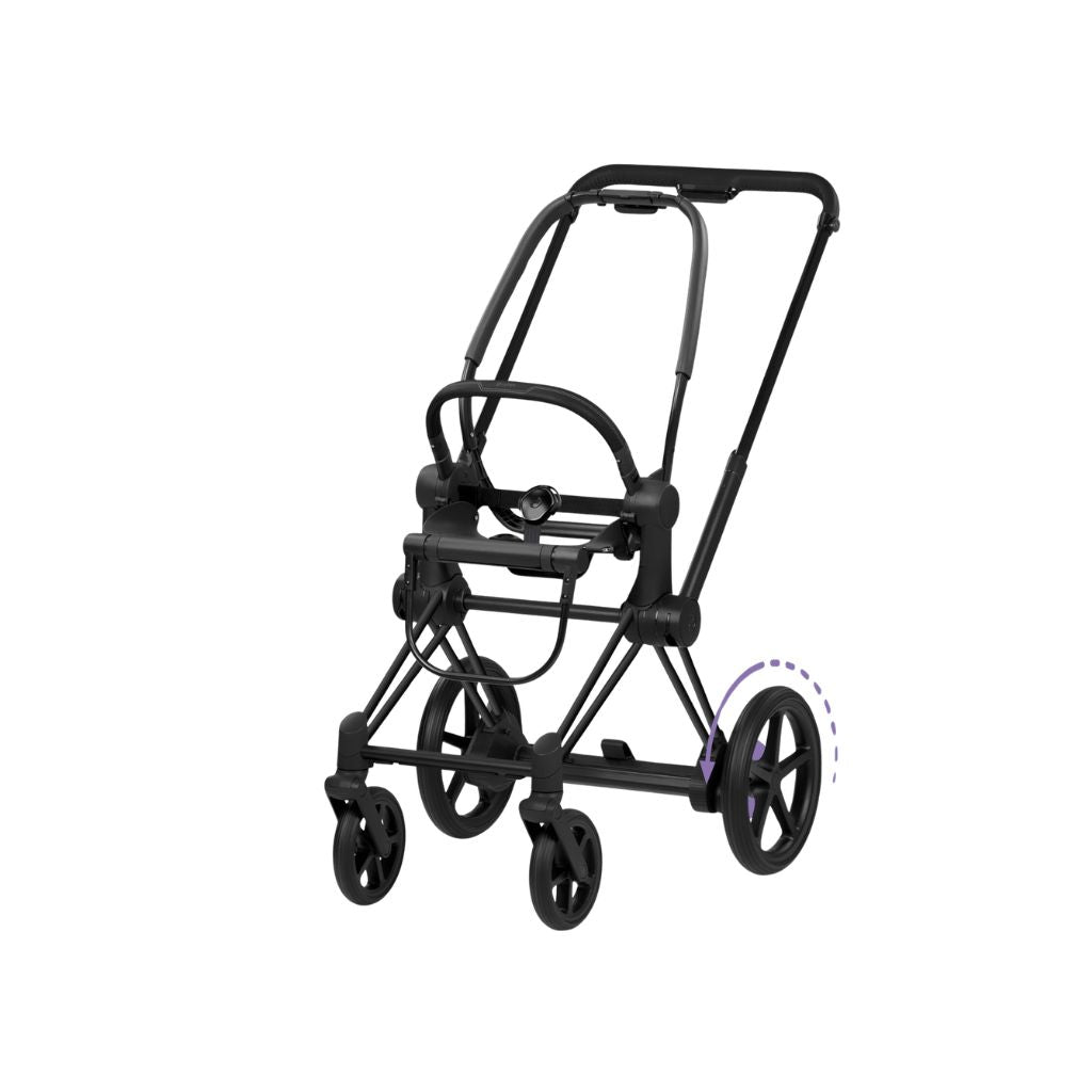 Cybex  Châssis De Poussette E-Priam Matt Black (siège non inclus)